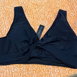 Tempt Me Black Wireless Swim Bralette - Smooth Support